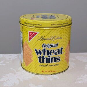 VTG 1987 Nabisco Wheat Thins Limited Edition 6" Collectible Tin